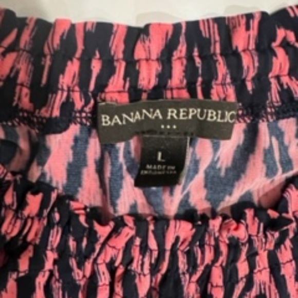 Banana Republic Dress - Size L - Pink/Navy - Picture 4 of 4